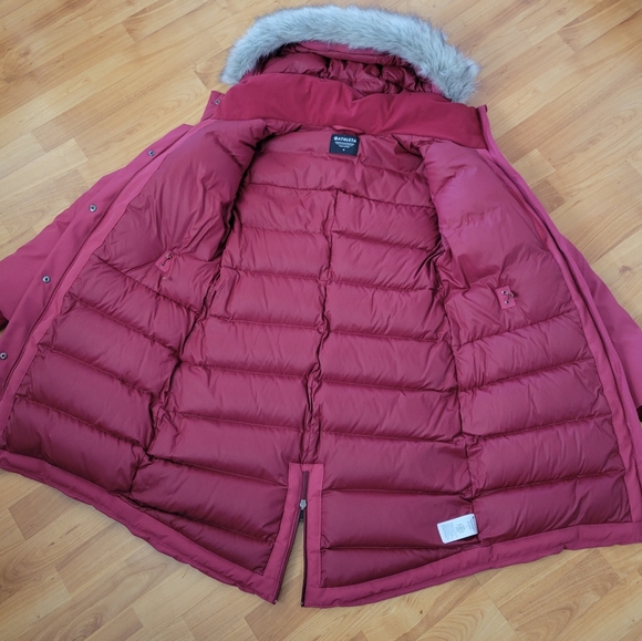 Athleta Rainout Outbound Parka M Decadent Red - Picture 7 of 16
